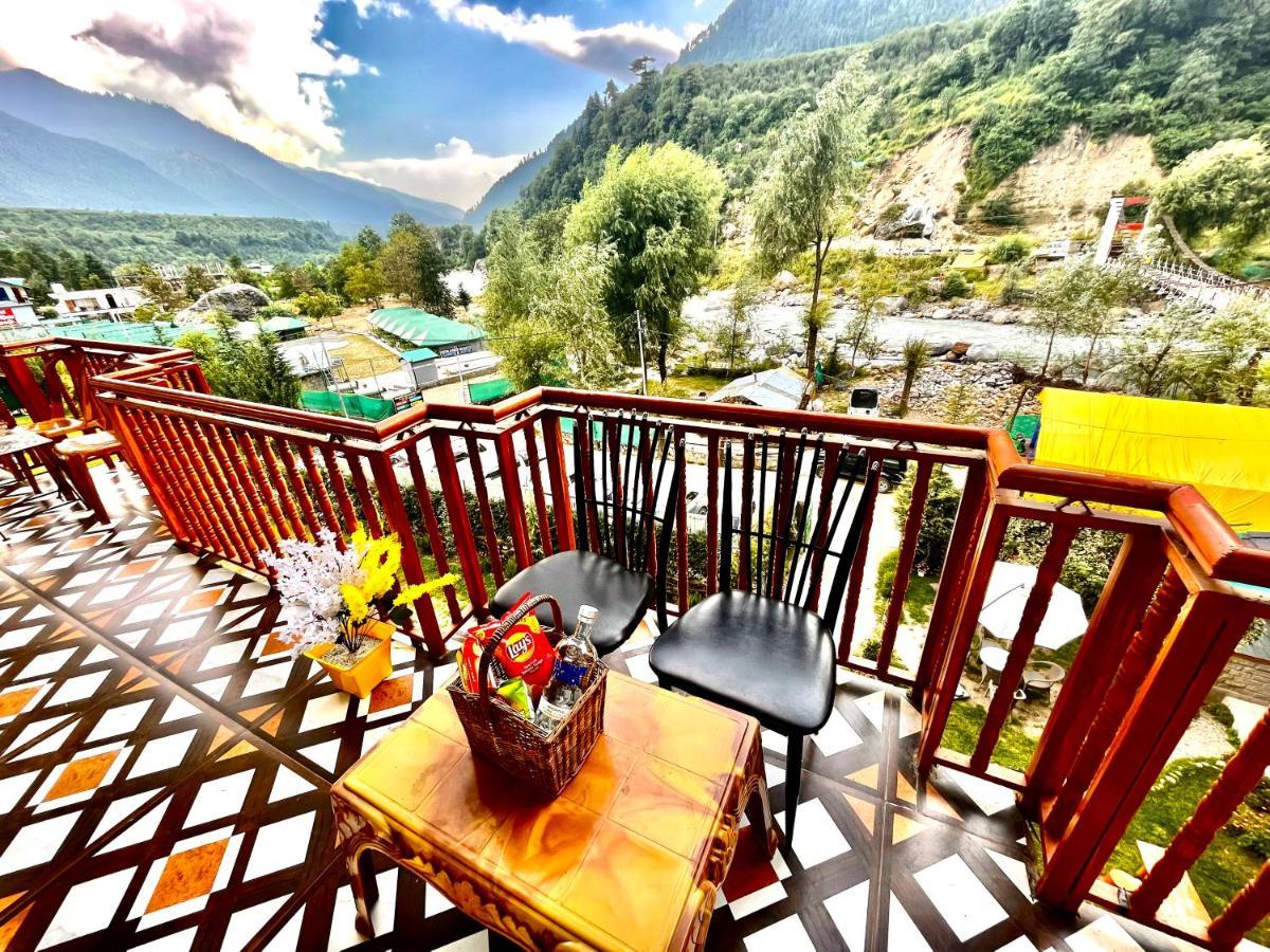 Hotel Himalayan River- Riverside Hotel Manāli Exterior foto